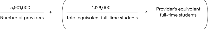 Image showing the formula for base component of the RHEP charge